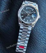 VS Factory Rolex Daydate Dandong 3255 Movement 40mm Dark Grey Face Watch